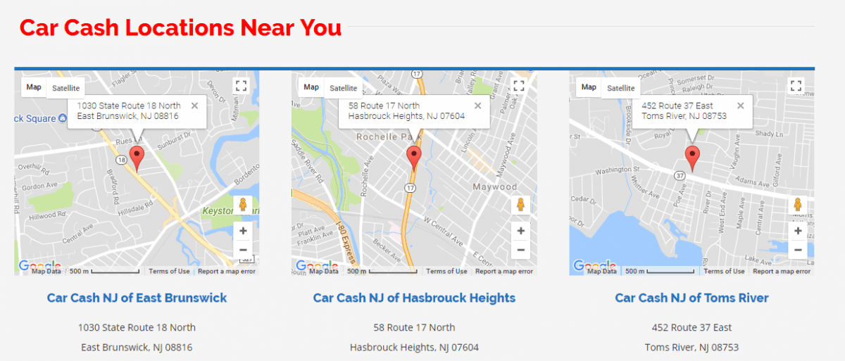 How to sell a car to 1800 Car Cash NJ Location Near You. 1800 Car Cash NJ